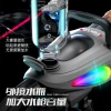 Luochen dual-barrel Gatling water gun, electric high-speed continuous firing, flashing, seven-color light, children's summer water play toy Specification image